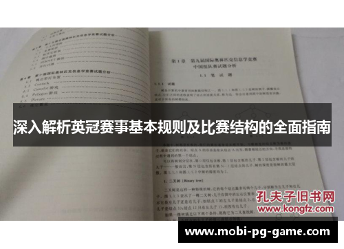 深入解析英冠赛事基本规则及比赛结构的全面指南 深入解析英冠赛事基本规则及比赛结构的全面指南
