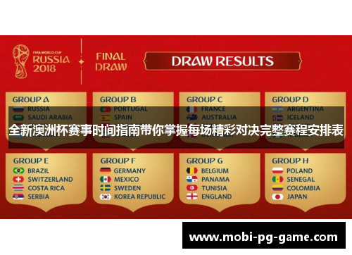 全新澳洲杯赛事时间指南带你掌握每场精彩对决完整赛程安排表 全新澳洲杯赛事时间指南带你掌握每场精彩对决完整赛程安排表