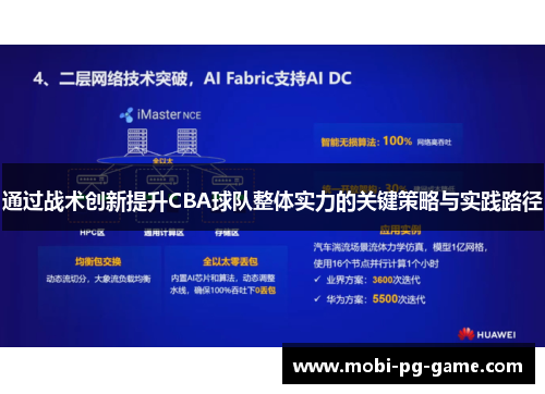 通过战术创新提升CBA球队整体实力的关键策略与实践路径